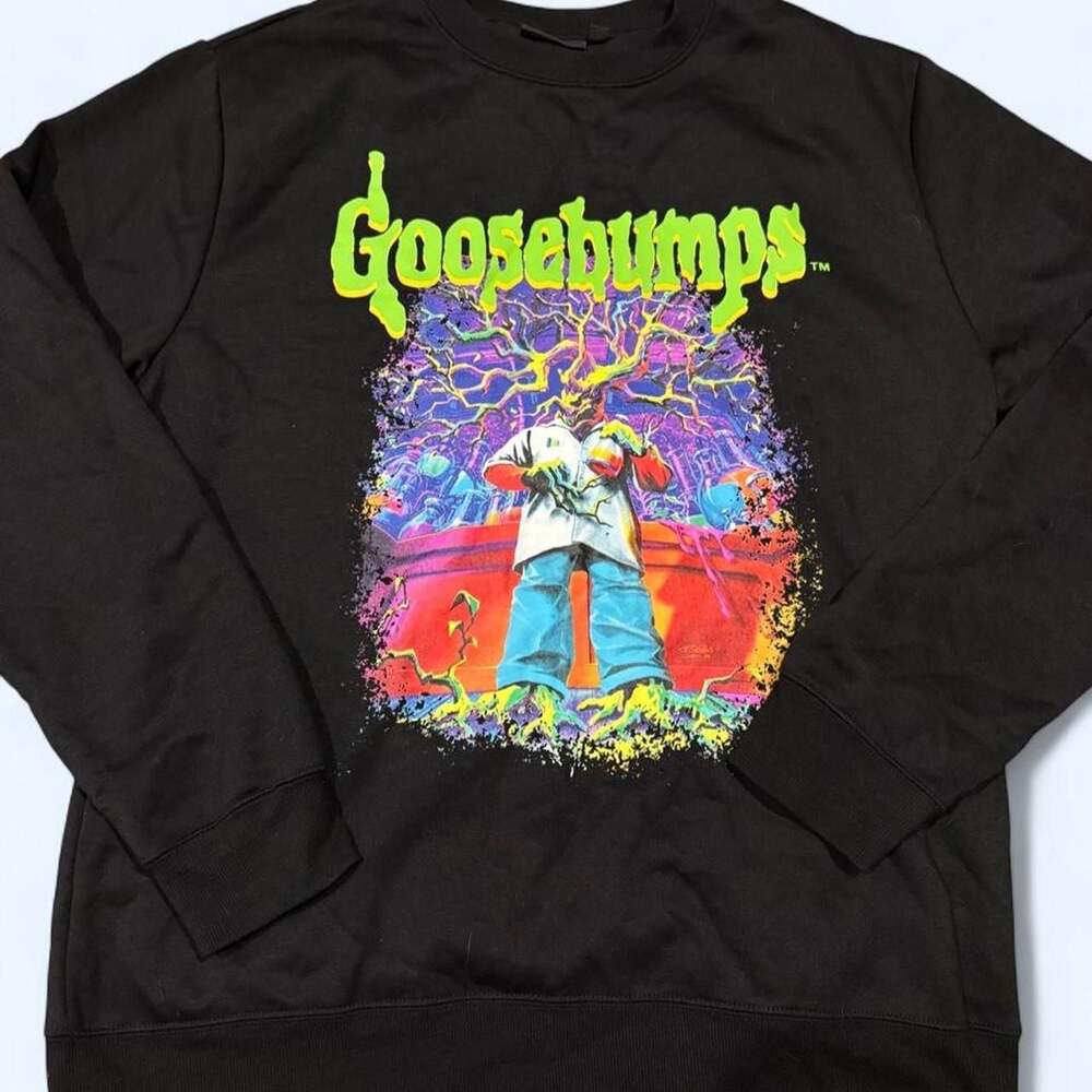 Goosebumps Escape from Horrorland Graphic Crewneck Sweatshirt